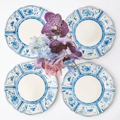 Outlet Mrs. Alice Cadiz Hand Painted Starter Plates (Set Of 4)