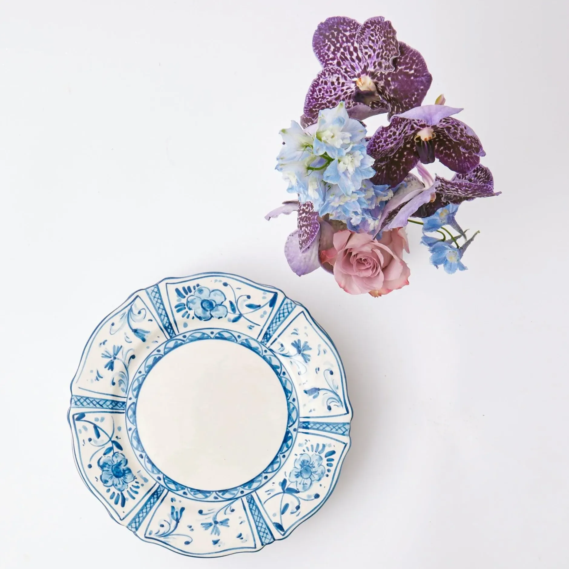 Discount Mrs. Alice Cadiz Hand Painted Starter Plates (Set Of 4)