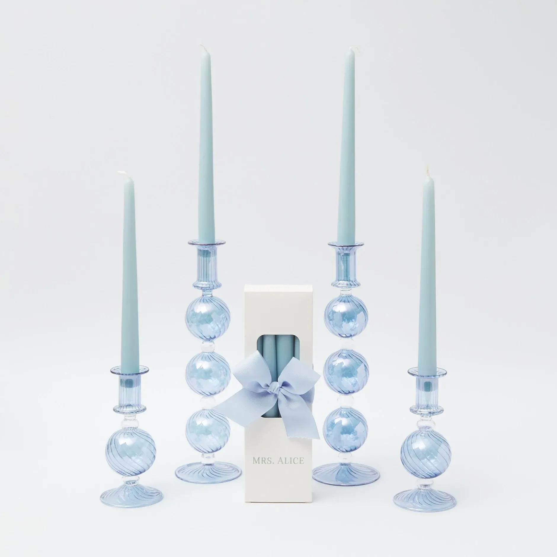 Online Mrs. Alice Camille Azure Candle Set (Blue)