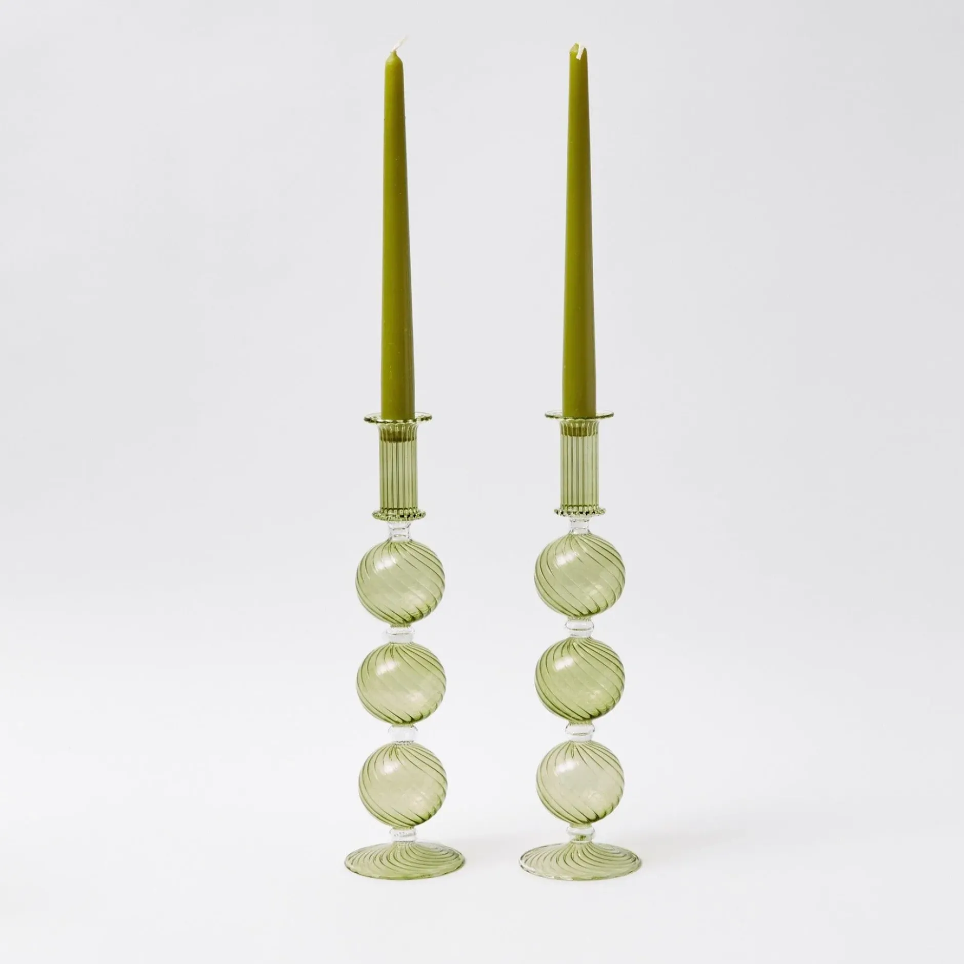 Best Mrs. Alice Camille Olive Candle Holder (Pair)