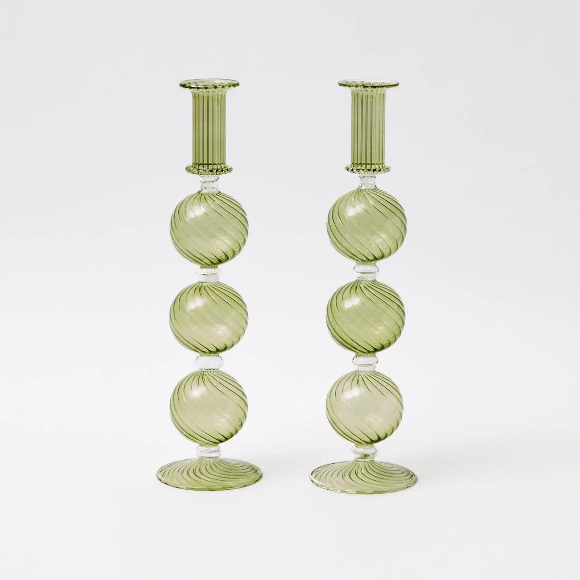 Best Mrs. Alice Camille Olive Candle Holder (Pair)