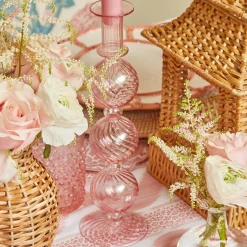 Outlet Mrs. Alice Camille Peony Candle Holder (Pair)