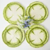 Clearance Mrs. Alice Capri Lettuce Dinner & Starter Plate (Set Of 8)