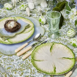 Best Mrs. Alice Capri Lettuce Dinner & Starter Plate (Set Of 8)
