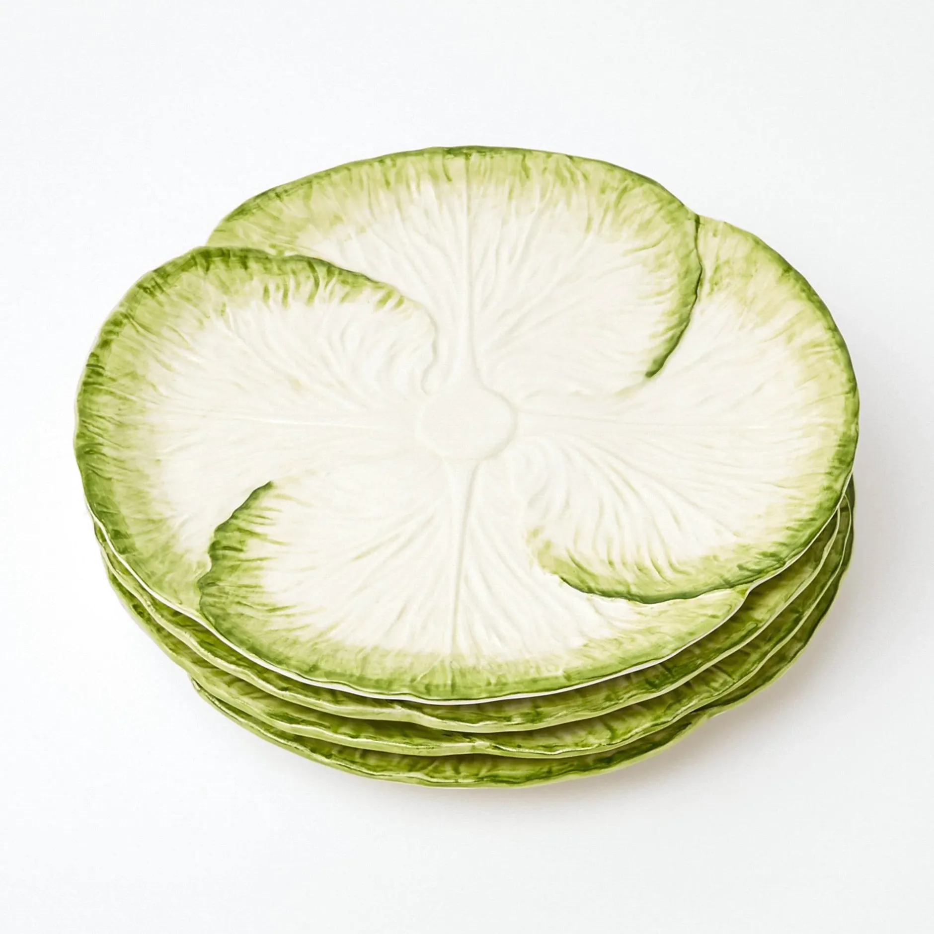 Best Mrs. Alice Capri Lettuce Dinner & Starter Plate (Set Of 8)