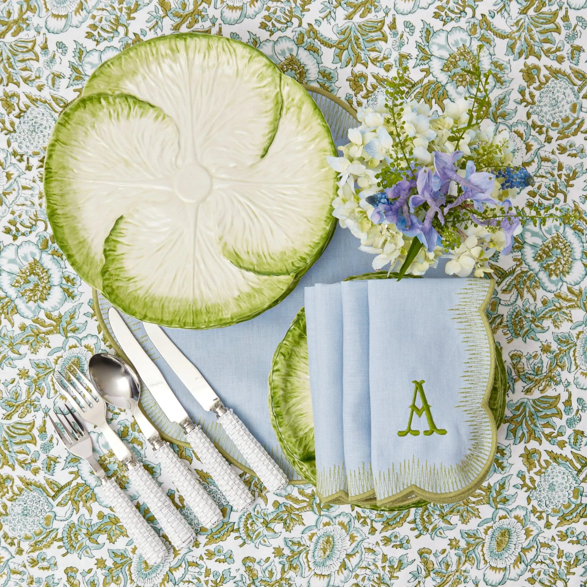 Best Mrs. Alice Capri Lettuce Dinner Plate