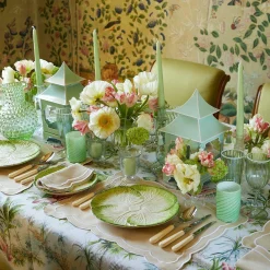 Clearance Mrs. Alice Capri Lettuce Dinner Plate (Set Of 4)