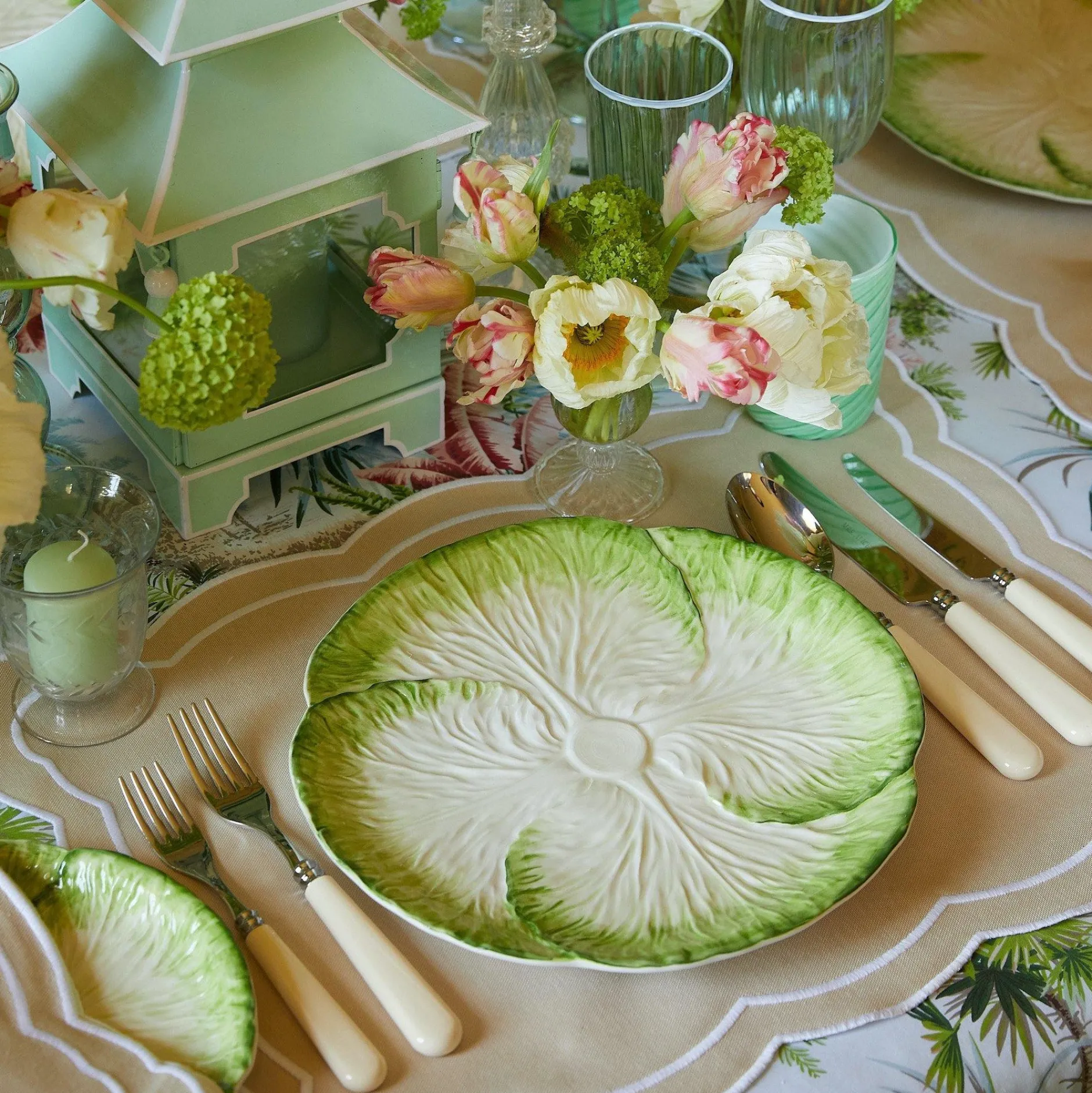 New Mrs. Alice Capri Lettuce Dinner Plate (Set Of 4)