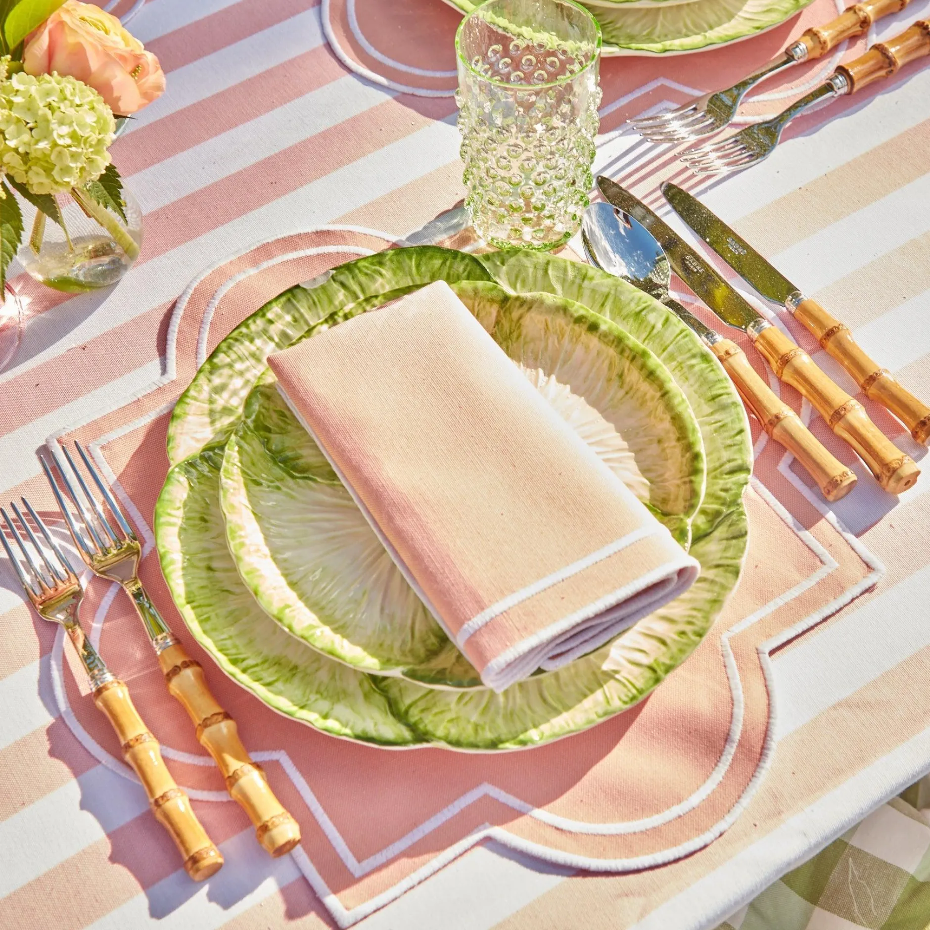 Mrs. Alice Capri Lettuce Starter Plate (Set Of 4)