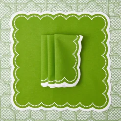 Clearance Mrs. Alice Cecily Green Napkins (Set Of 4)