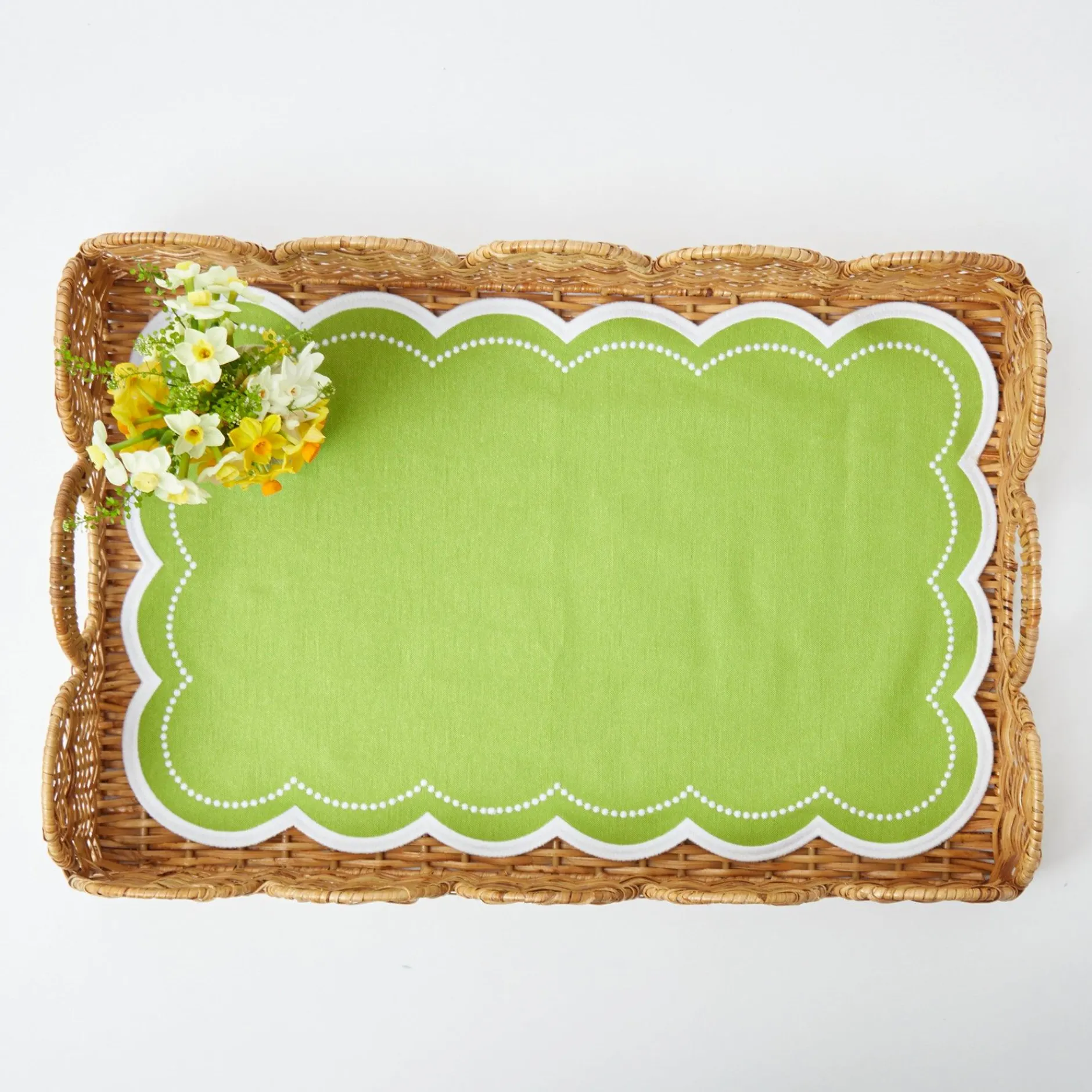 Sale Mrs. Alice Cecily Green Tray Liner