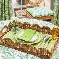 Hot Mrs. Alice Cecily Green Tray Liner