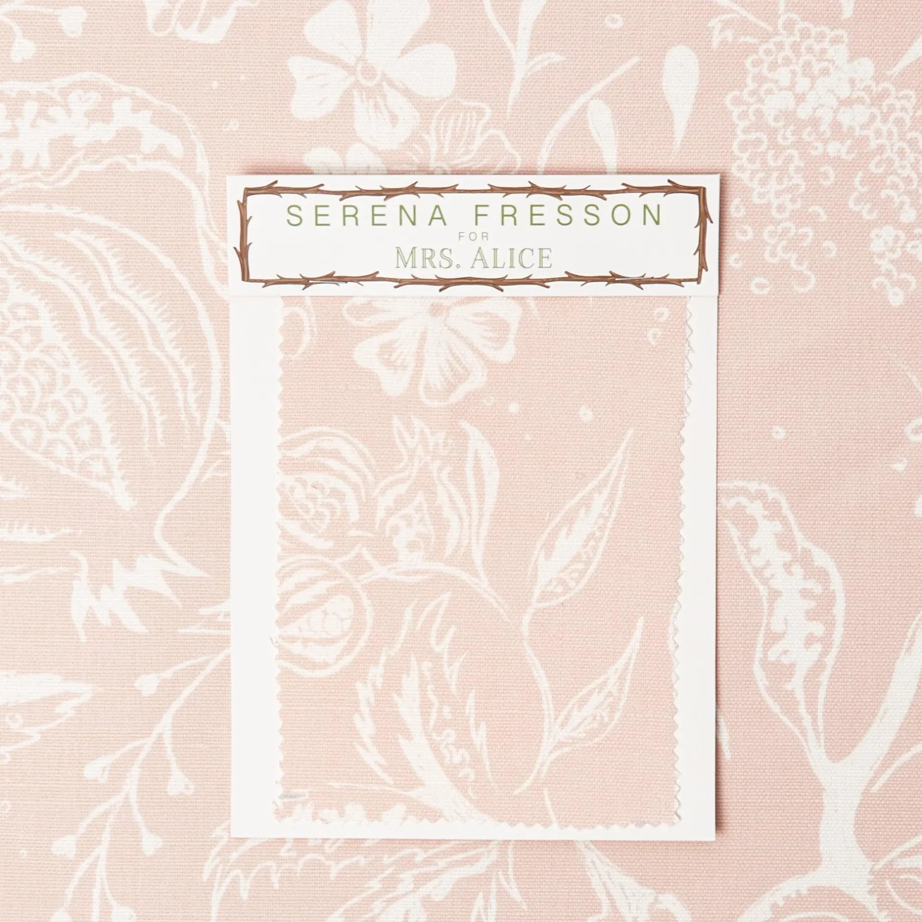 Mrs. Alice Chelsea Square Fabric