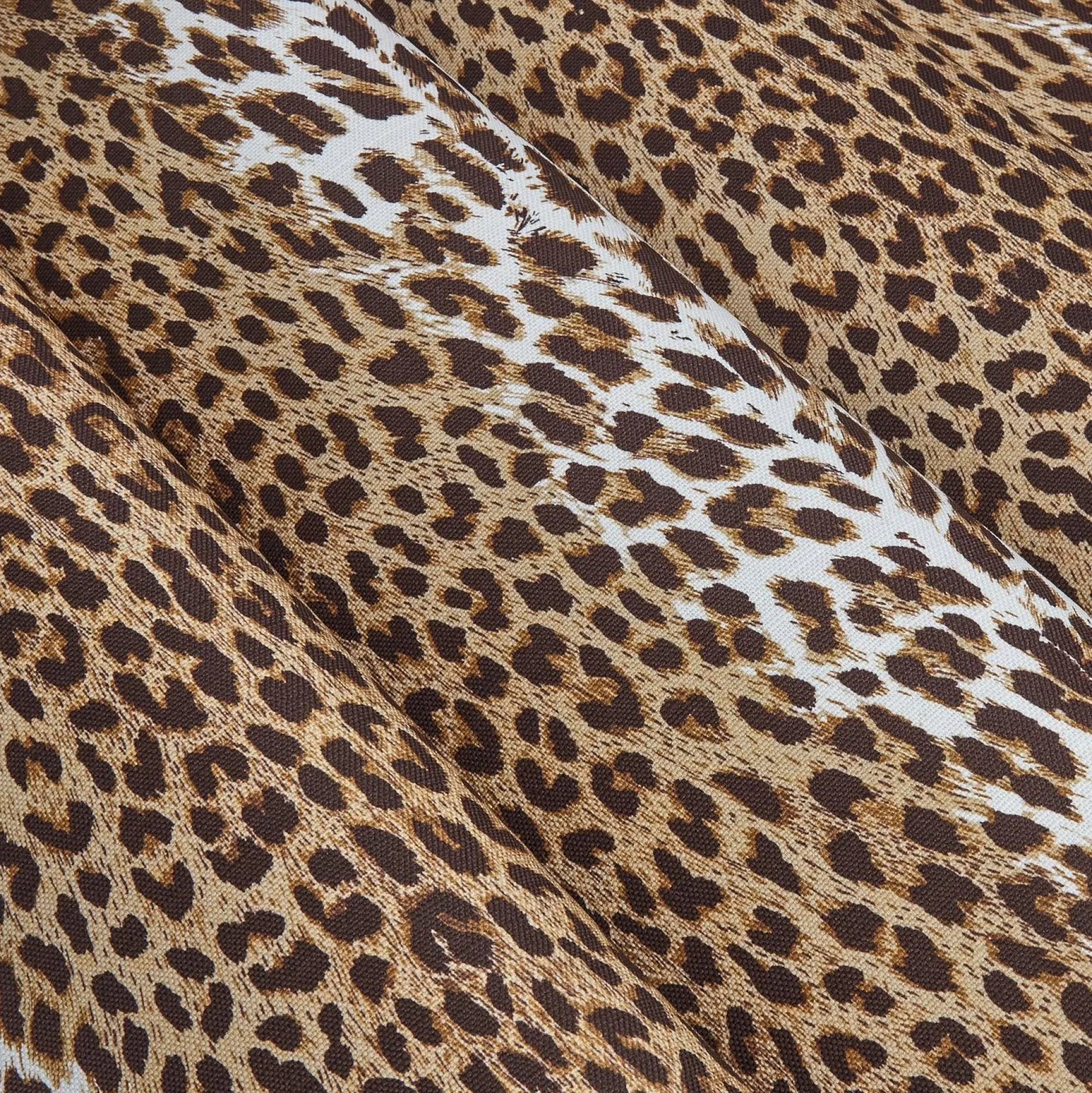 New Mrs. Alice Chestnut Brown Leopard Fabric
