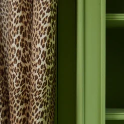 New Mrs. Alice Chestnut Brown Leopard Fabric