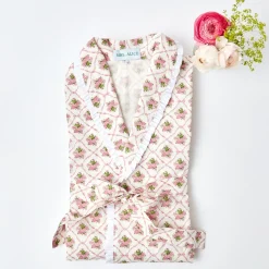Mrs. Alice Children's Pink Bouquet Dressing Gown