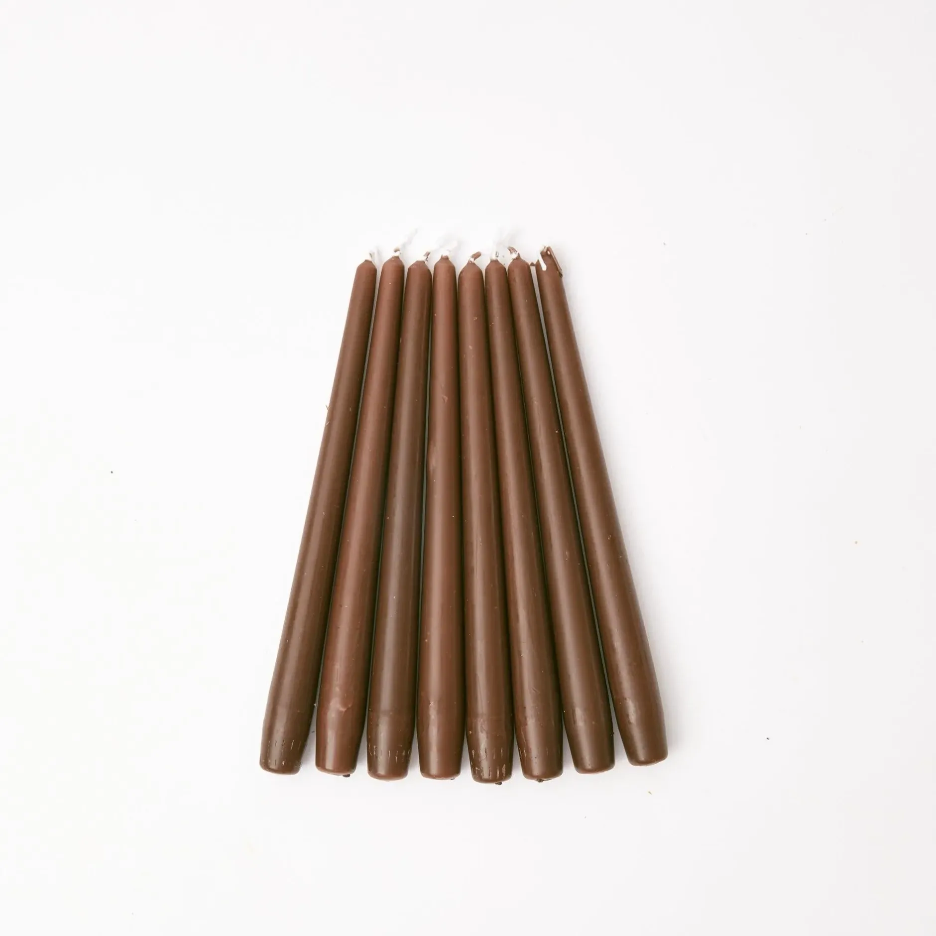 Online Mrs. Alice Chocolate Brown Candles (Set Of 8)