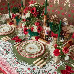 Online Mrs. Alice Christmas Garland Tablecloth
