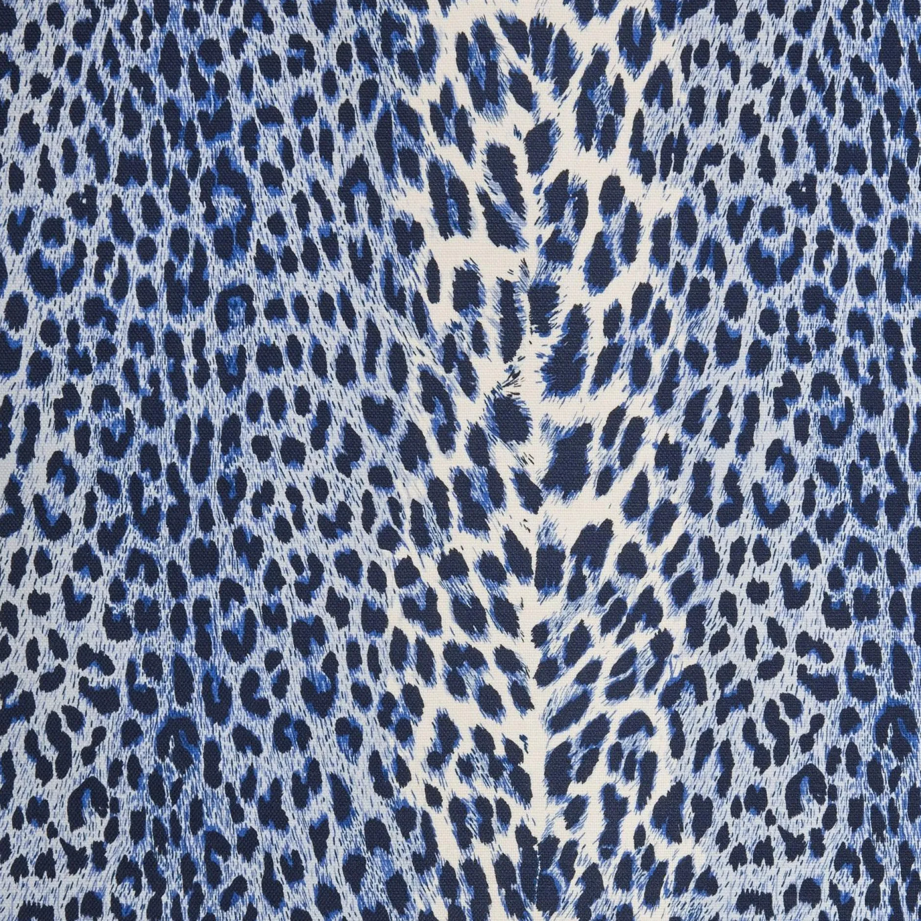 Discount Mrs. Alice Cobalt Blue Leopard Fabric