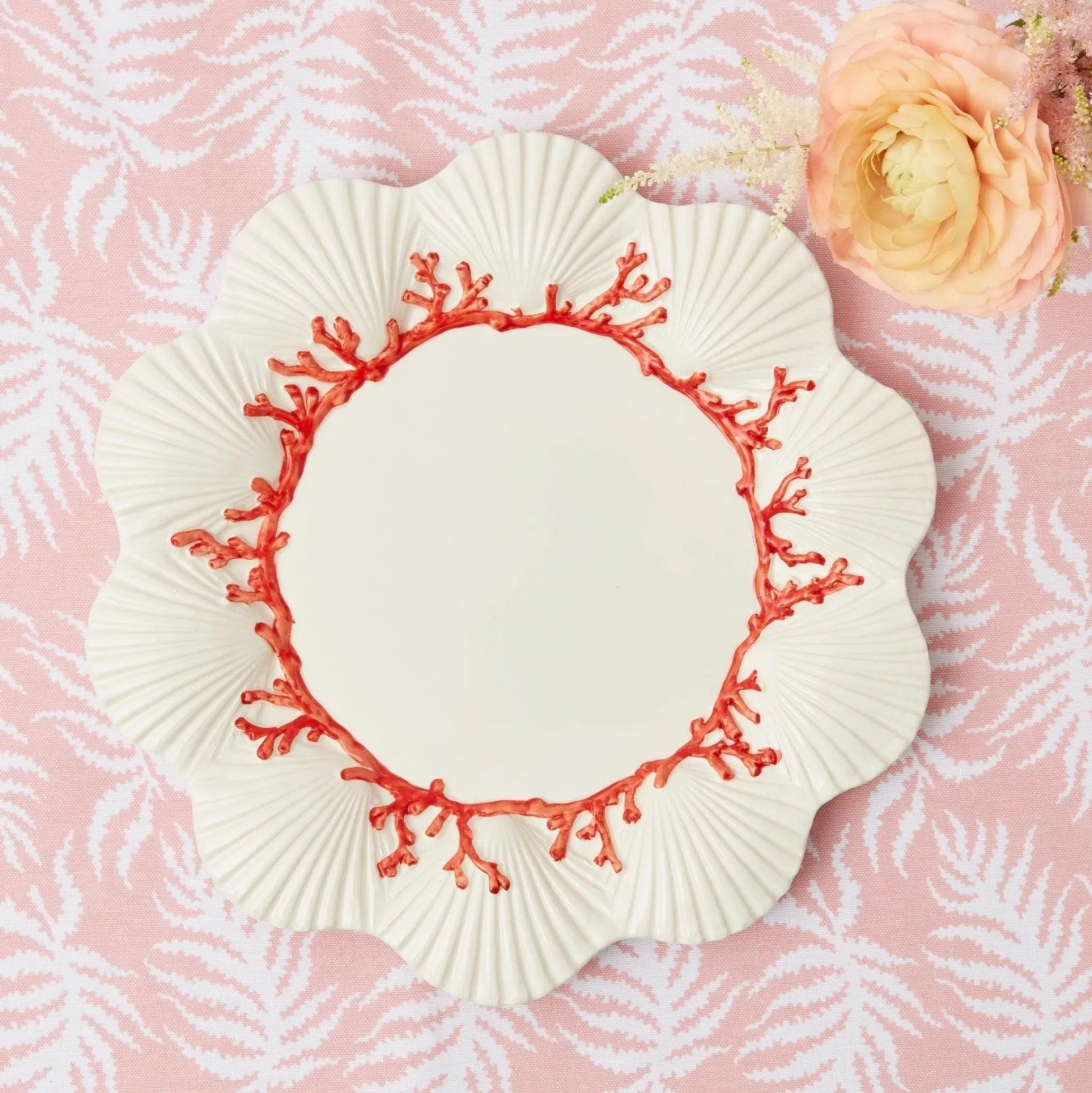 New Mrs. Alice Coral Dinner Plate