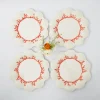 Discount Mrs. Alice Coral Dinner Plates (Set Of 4)