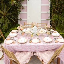 Sale Mrs. Alice Coral Linen Napkins (Set Of 4)