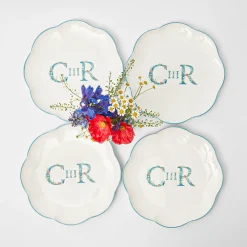 Hot Mrs. Alice Coronation Dinner Plates (Set Of 4)