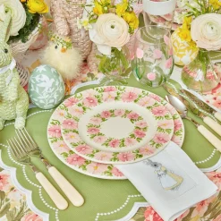 Clearance Mrs. Alice Dahlia Garland Dinner & Starter Plates (Set Of 8)