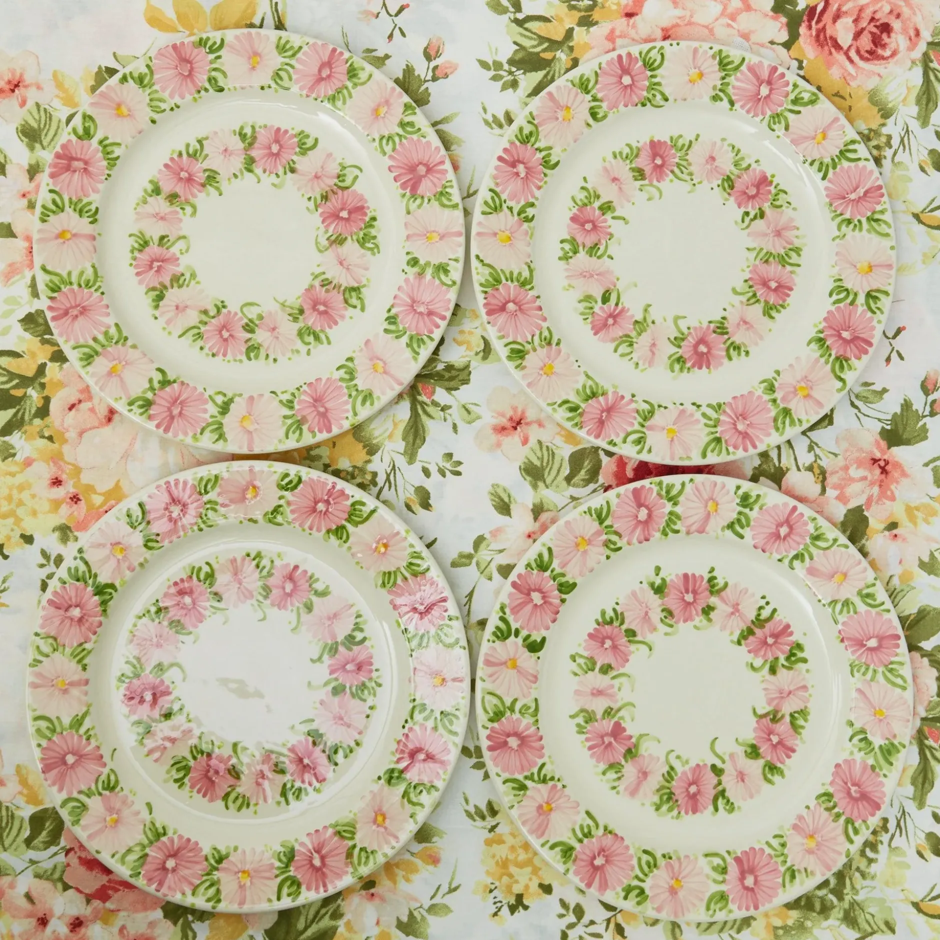 Sale Mrs. Alice Dahlia Garland Dinner Plate (Set Of 4)