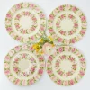 Clearance Mrs. Alice Dahlia Garland Dinner Plate (Set Of 4)