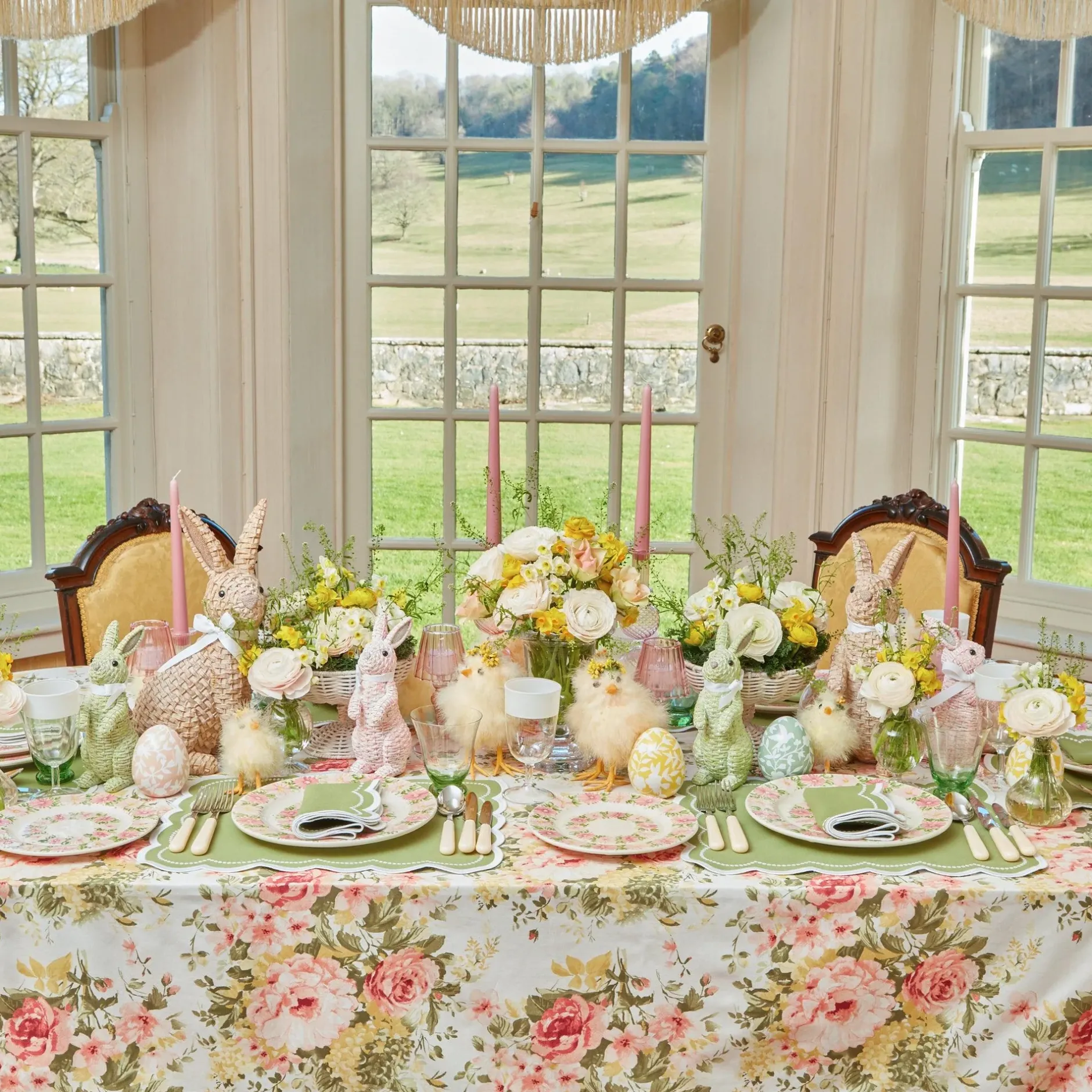 Clearance Mrs. Alice Dahlia Garland Dinner Plate (Set Of 4)