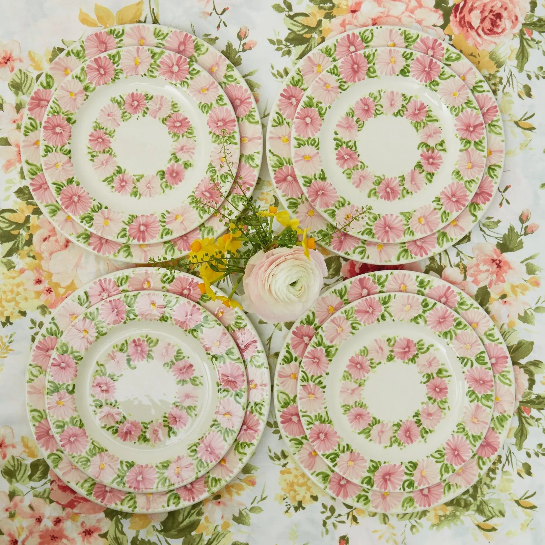 Best Mrs. Alice Dahlia Starter Plates (Set Of 4)