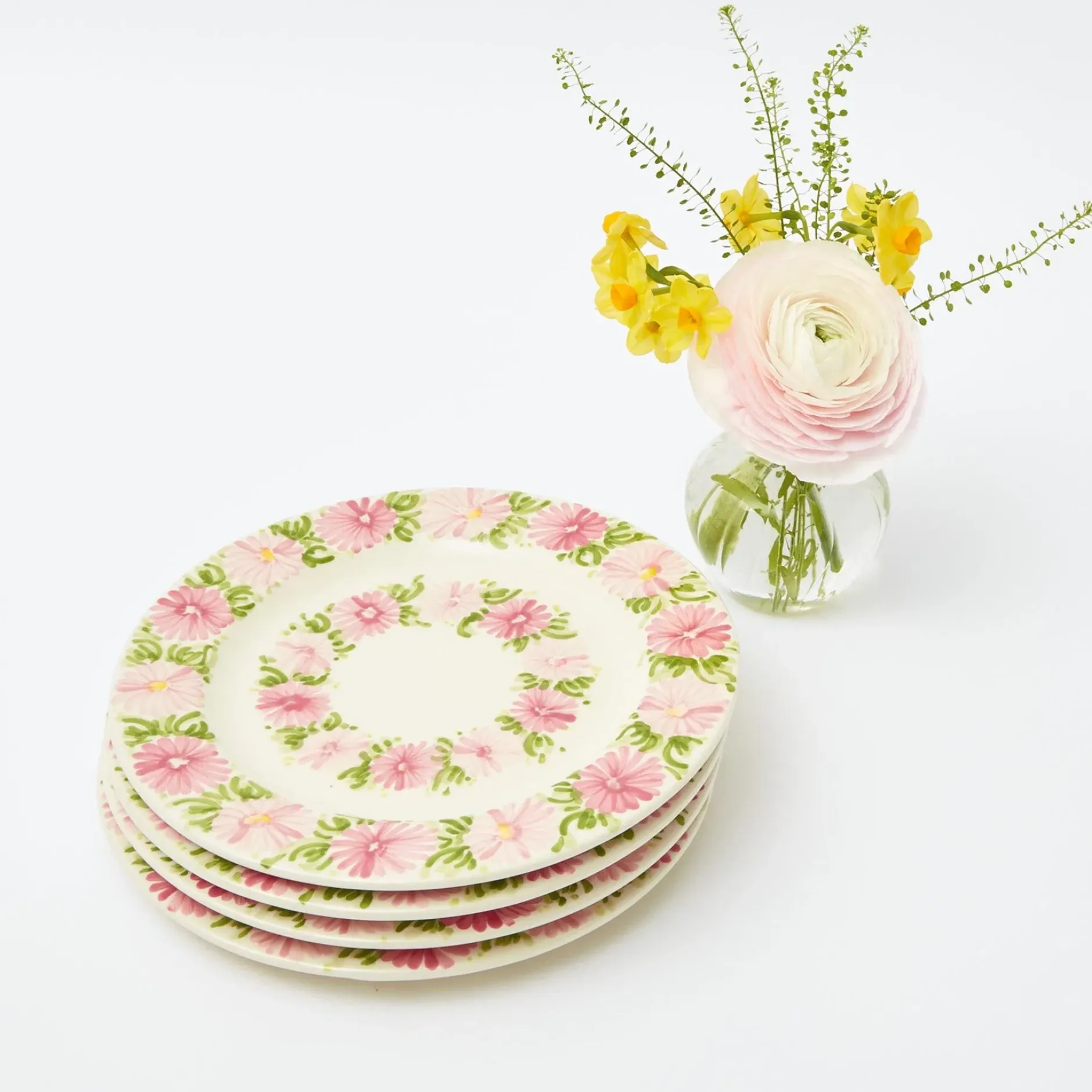 Best Mrs. Alice Dahlia Starter Plates (Set Of 4)