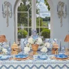 Mrs. Alice Dusty Blue Candles (Set Of 8)