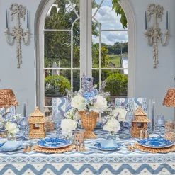 Mrs. Alice Dusty Blue Candles (Set Of 8)