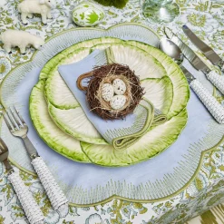 Clearance Mrs. Alice Easter Nest Napkin Rings (Set Of 4)