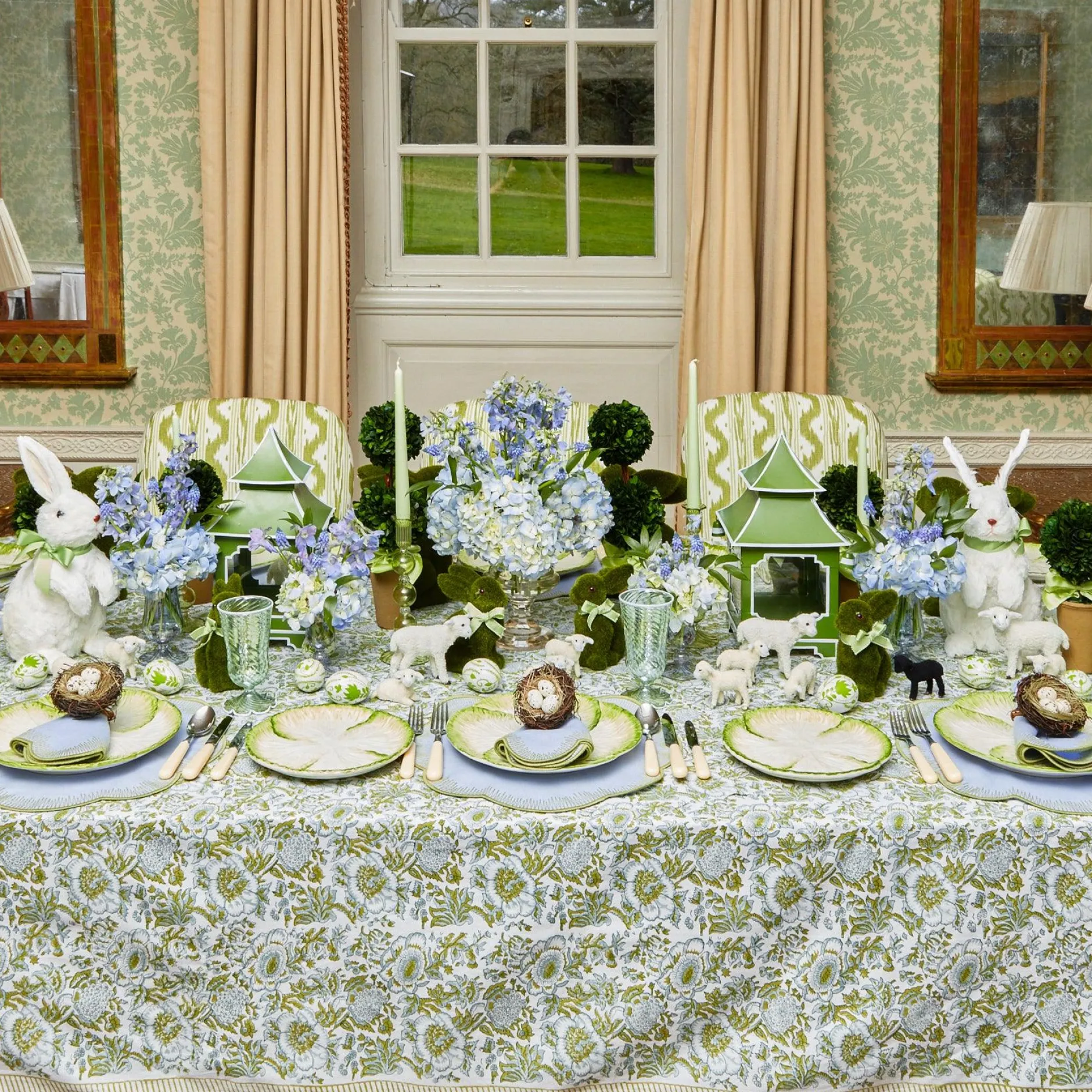Clearance Mrs. Alice Easter Nest Napkin Rings (Set Of 4)