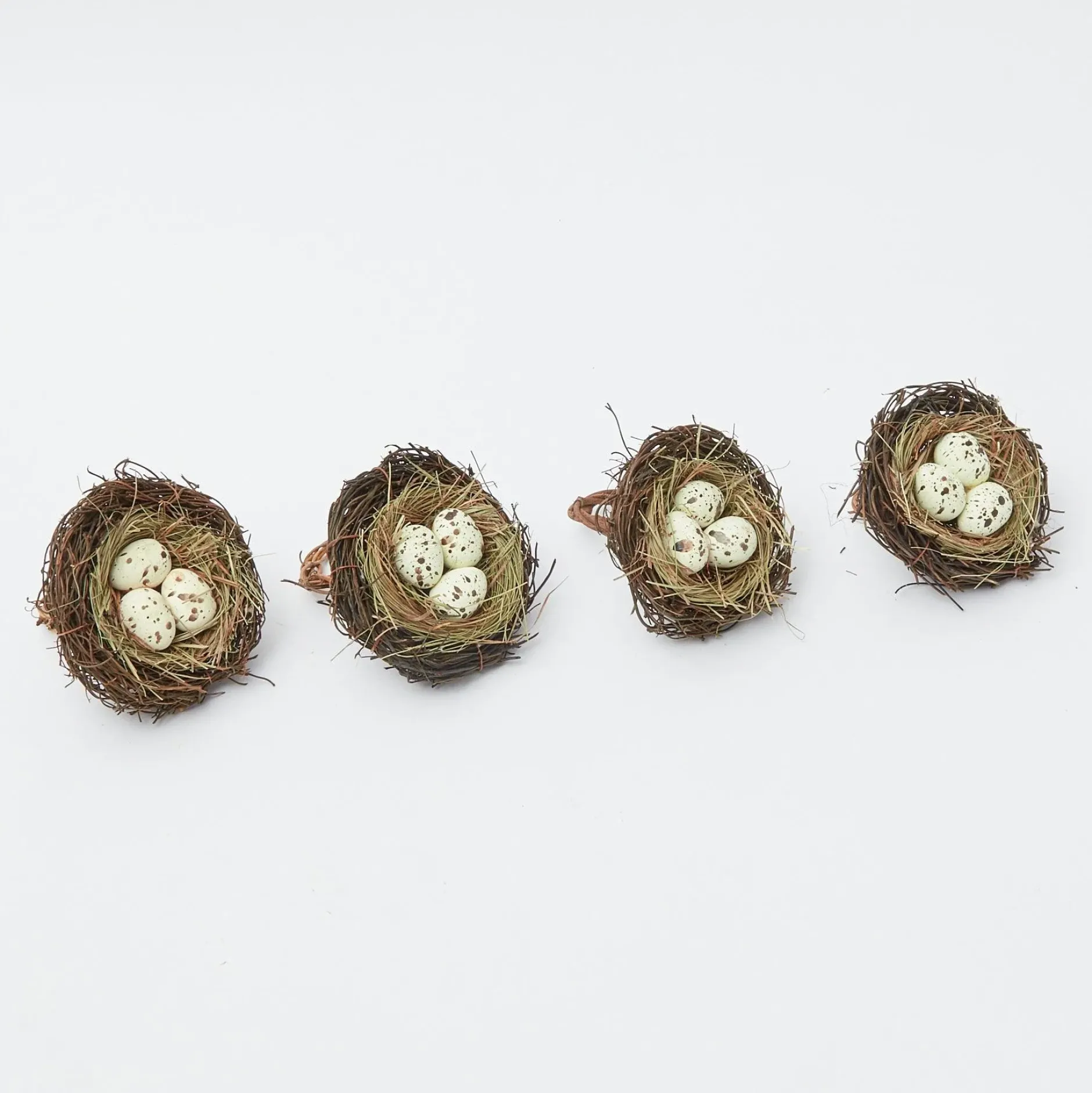 Clearance Mrs. Alice Easter Nest Napkin Rings (Set Of 4)