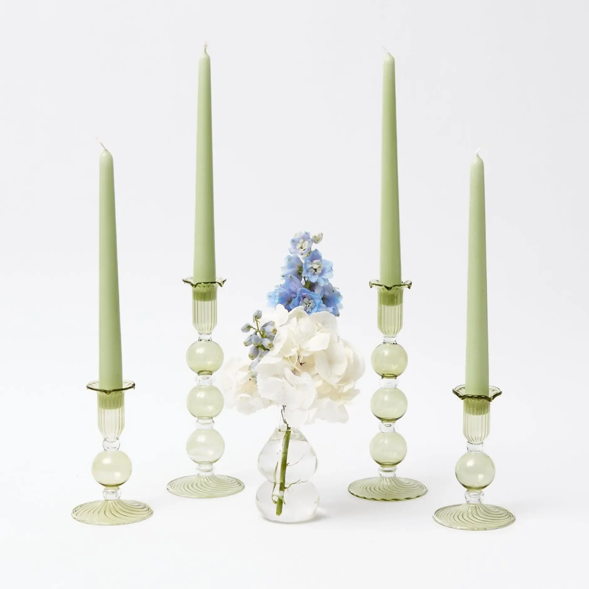 Discount Mrs. Alice Eden Green Candle Set (Spring Green)