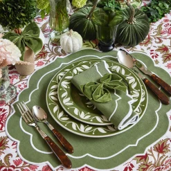 Mrs. Alice Edie Moss Green Napkins (Set Of 4)