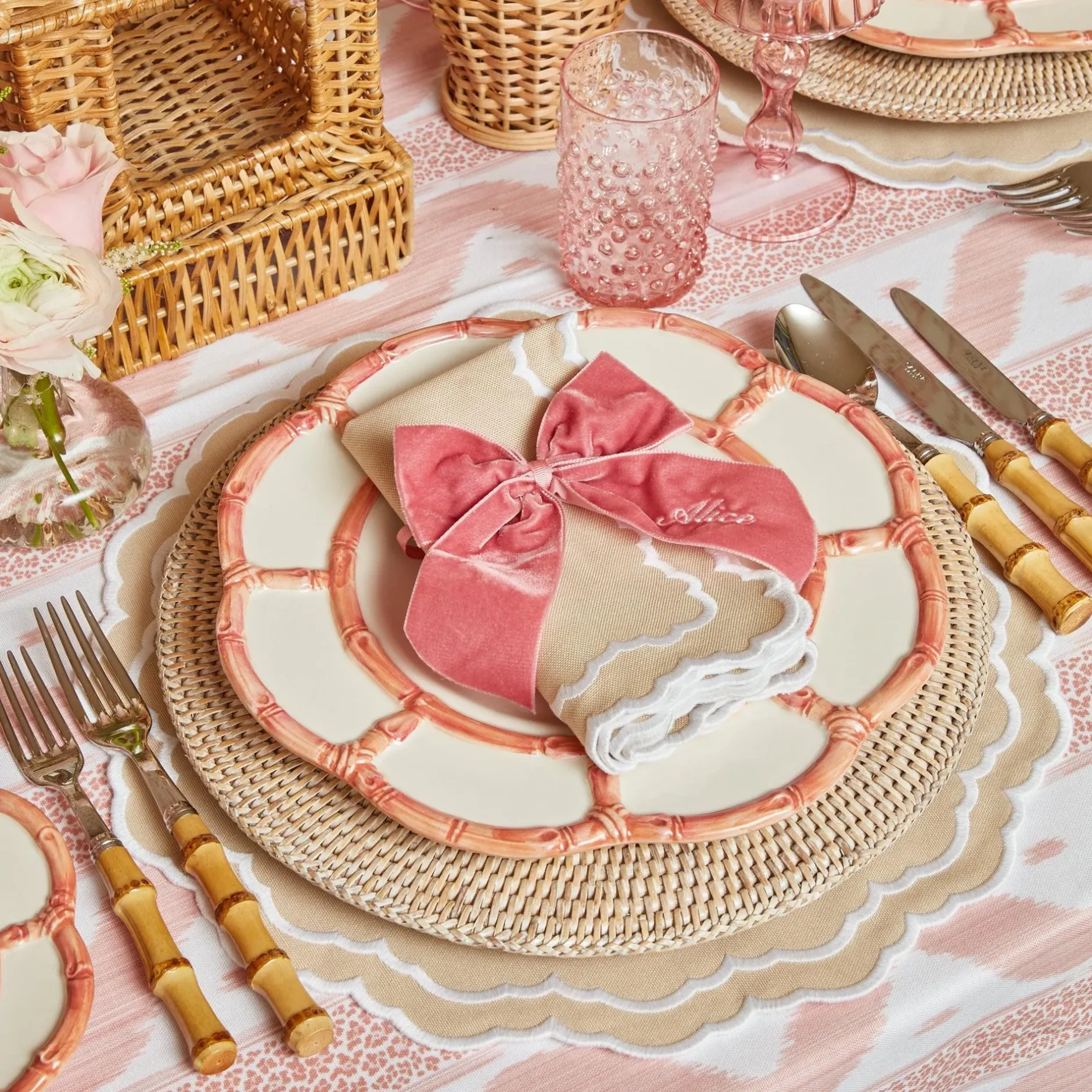 Mrs. Alice Edith Sand Napkins (Set Of 4)