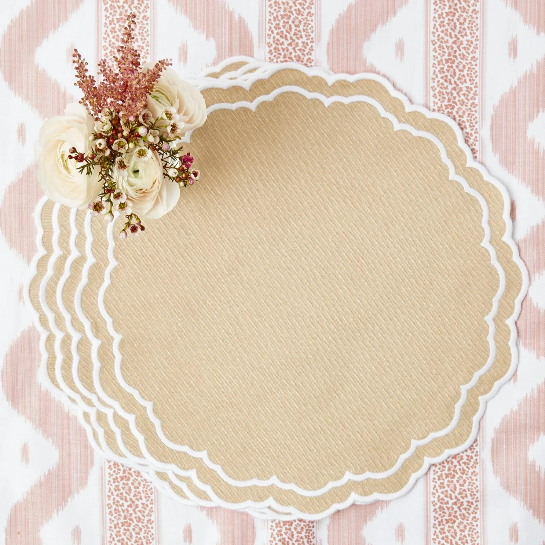 Hot Mrs. Alice Edith Sand Placemats (Set Of 4)