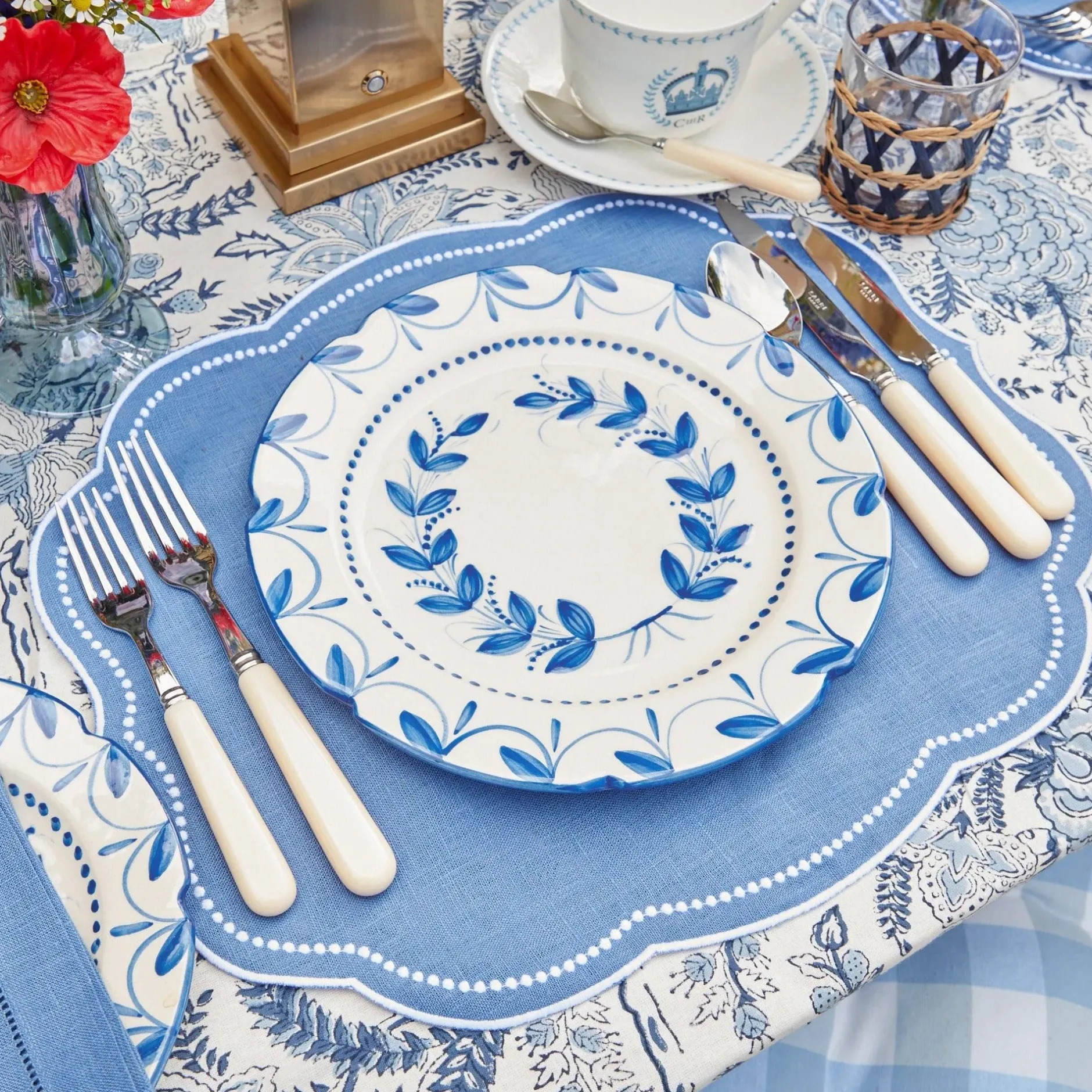 Clearance Mrs. Alice Elizabeth Garland Dinner & Starter Plates (Set Of 8)