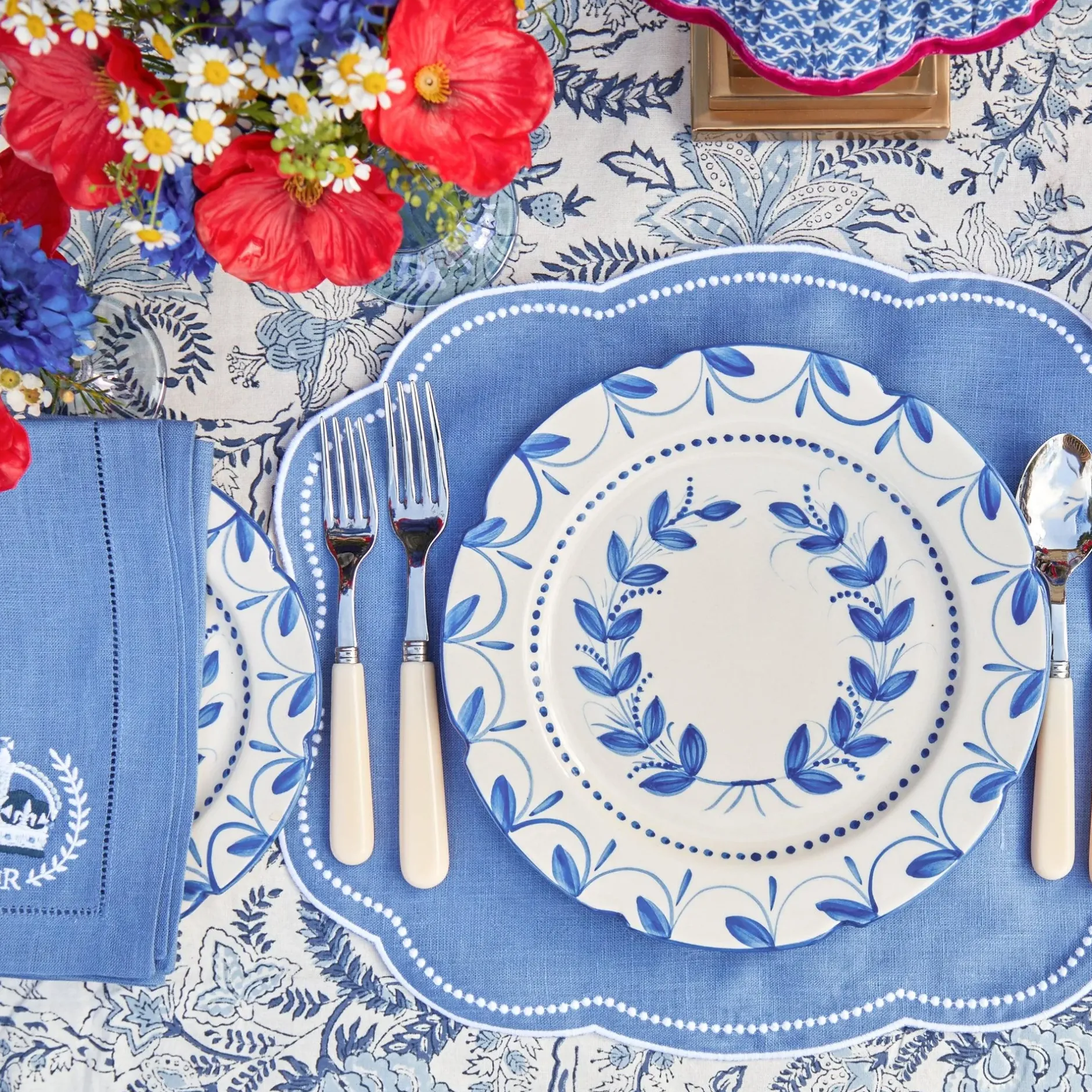 Clearance Mrs. Alice Elizabeth Garland Dinner & Starter Plates (Set Of 8)
