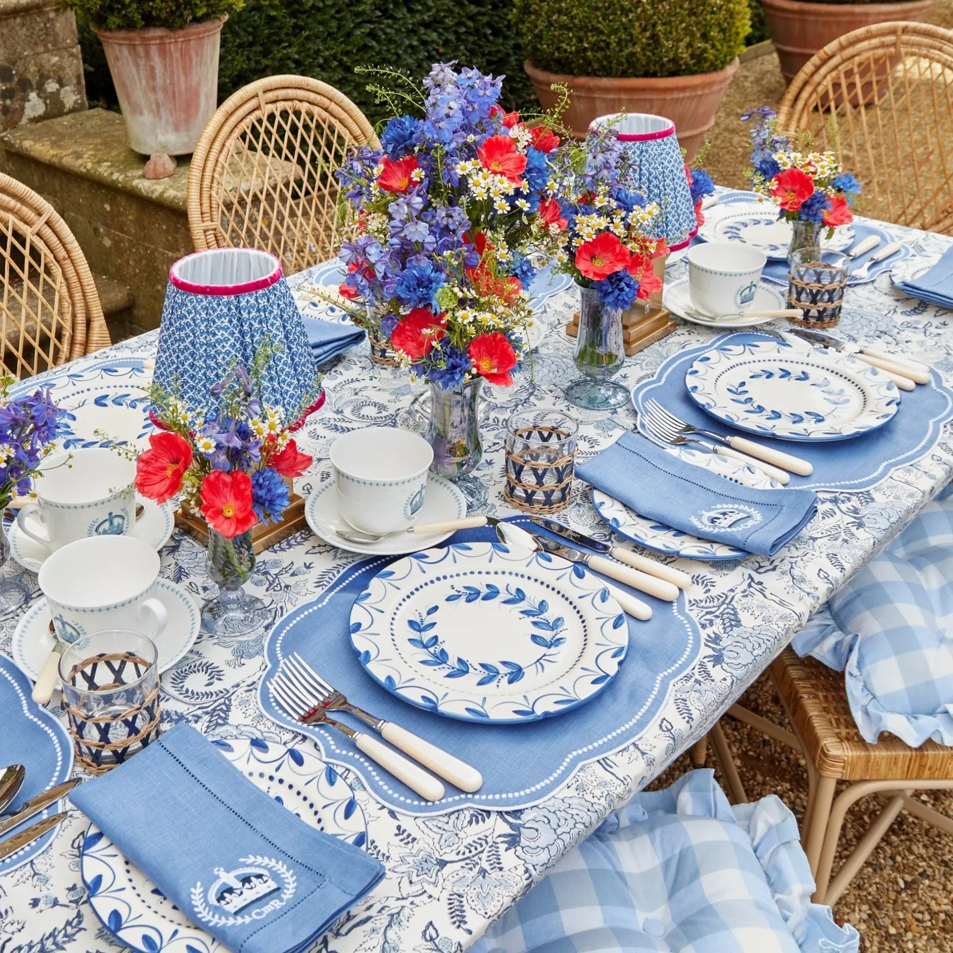 Discount Mrs. Alice Elizabeth Garland Dinner & Starter Plates (Set Of 8)