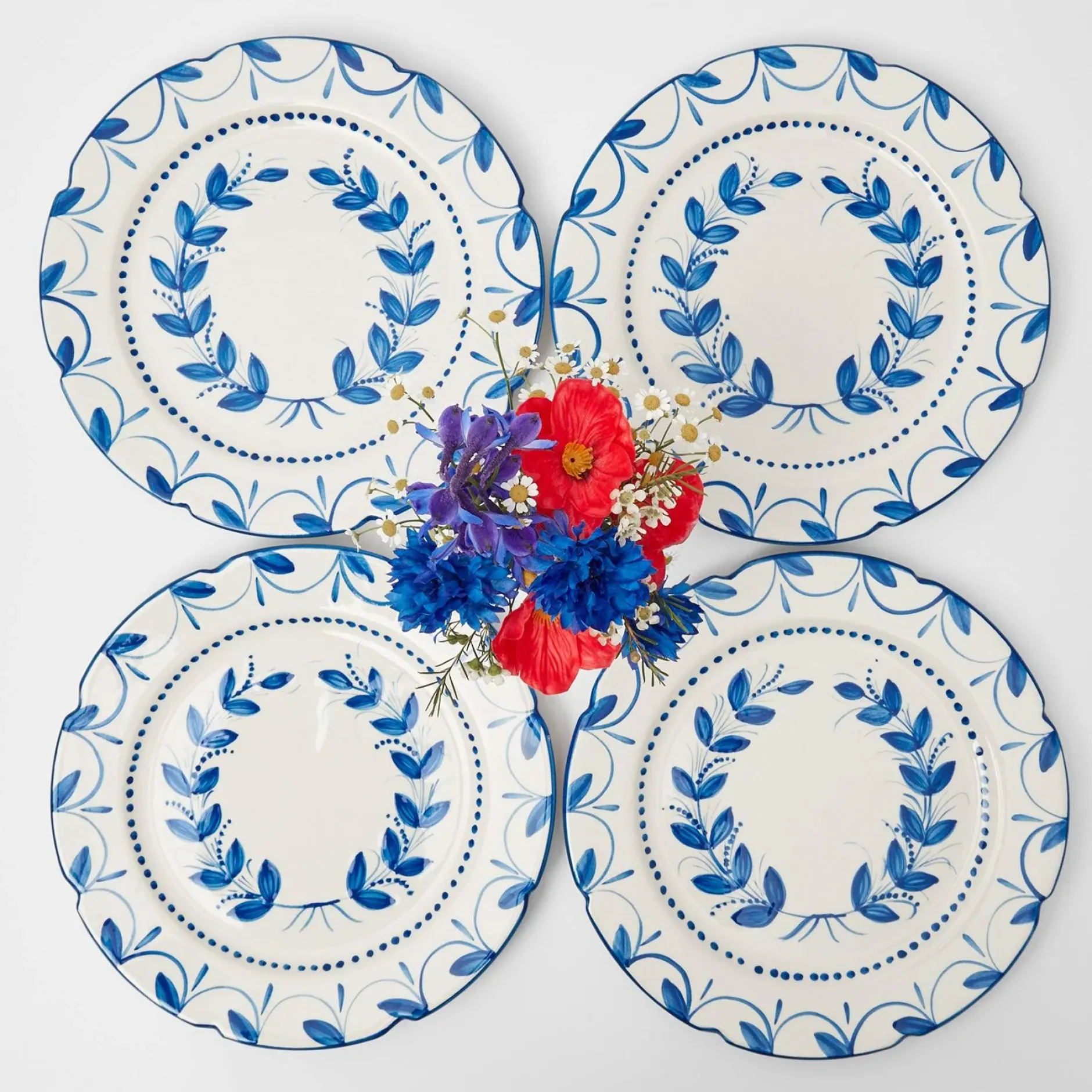 Discount Mrs. Alice Elizabeth Garland Dinner Plates (Set Of 4)