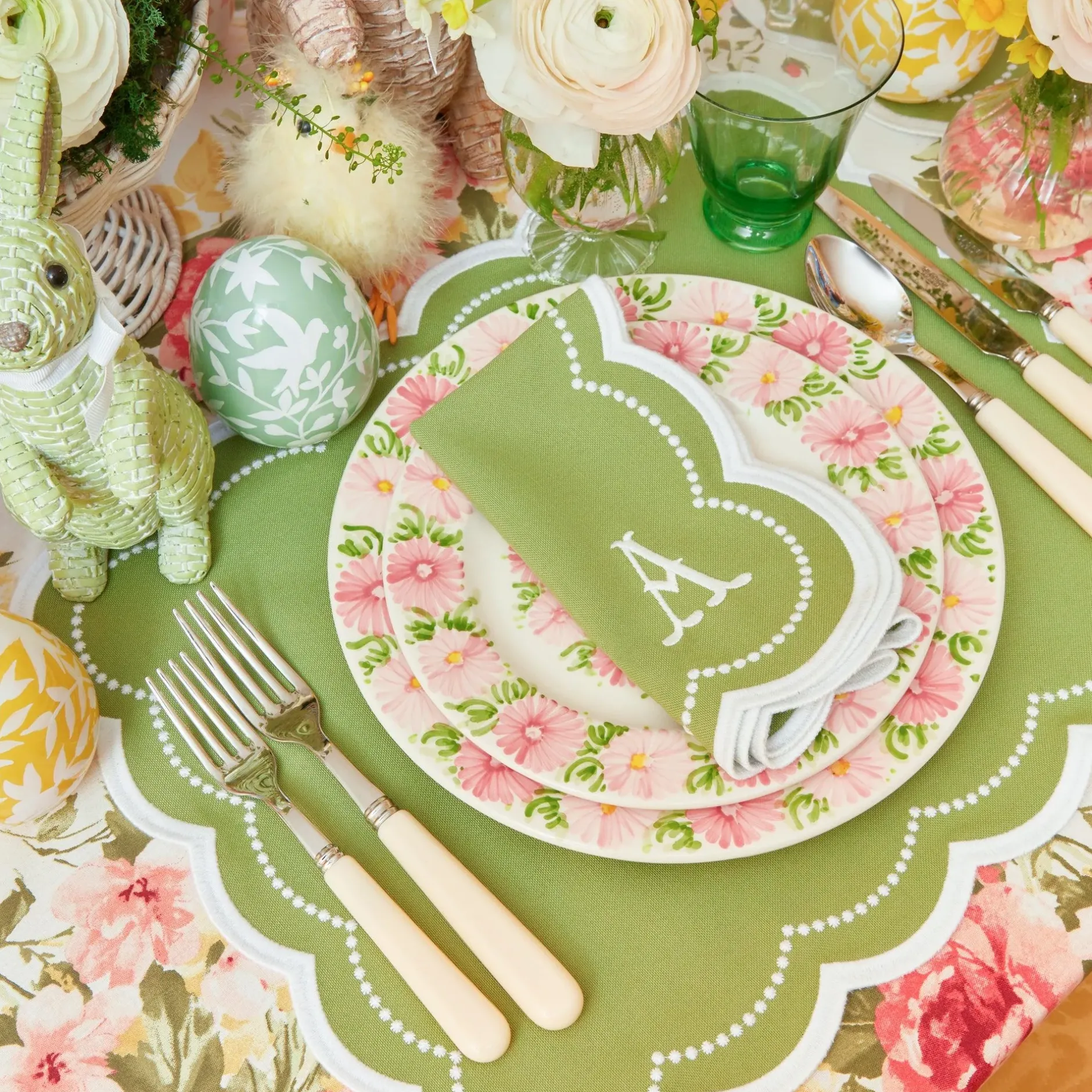 Mrs. Alice Elsa Green Napkins (Set Of 4)