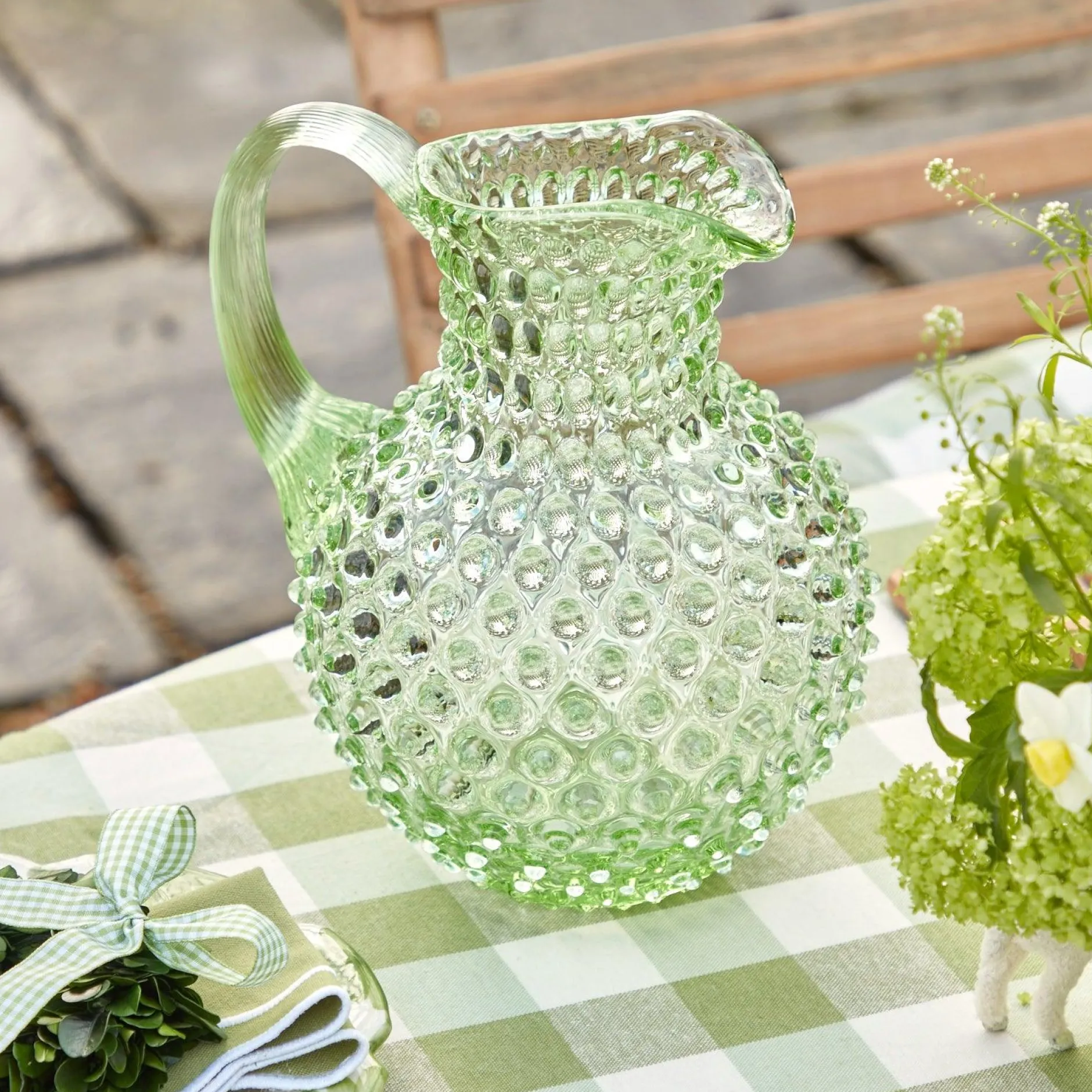 Hot Mrs. Alice Emerald Hobnail Jug
