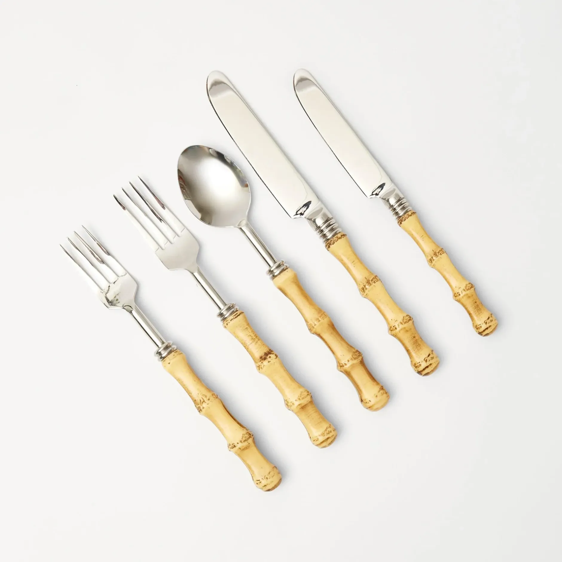 Clearance Mrs. Alice Faux Bamboo Cutlery (5 Piece)