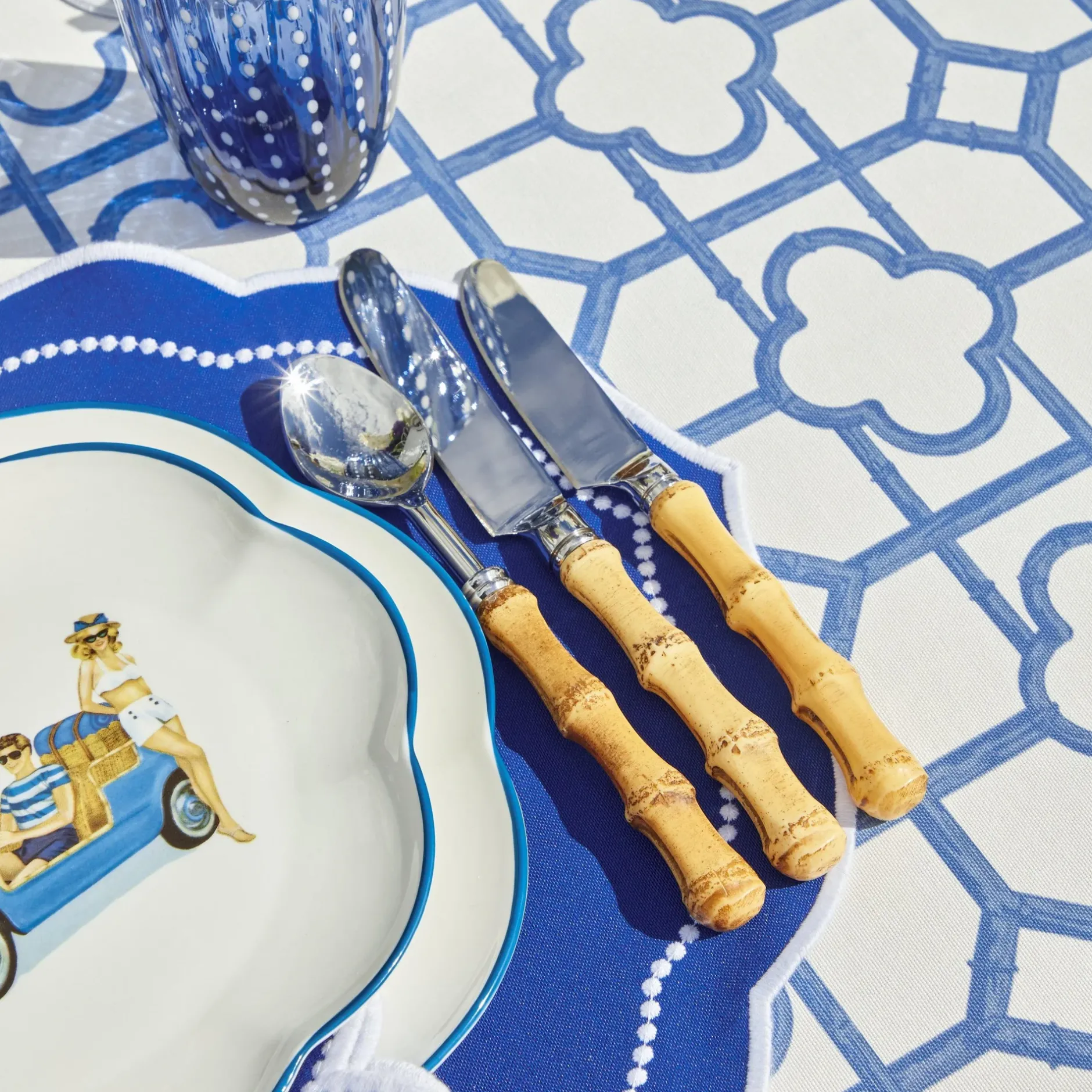 Clearance Mrs. Alice Faux Bamboo Cutlery (5 Piece)